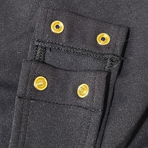 EUC Inlyric Black Long Sleeve Off the Shoulder Bodysuit Women's M - Picture 4 of 6